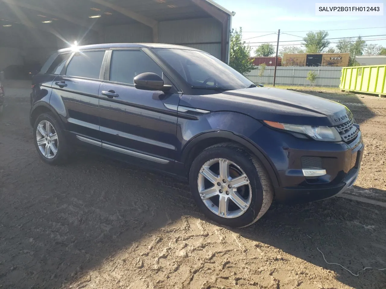 SALVP2BG1FH012443 2015 Land Rover Range Rover Evoque Pure Plus