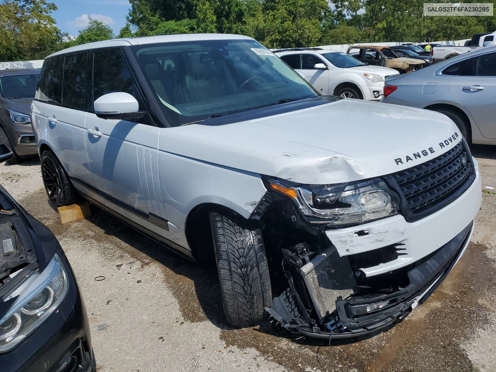 2015 Land Rover Range Rover Supercharged VIN: SALGS2TF6FA230285 Lot: 62692974