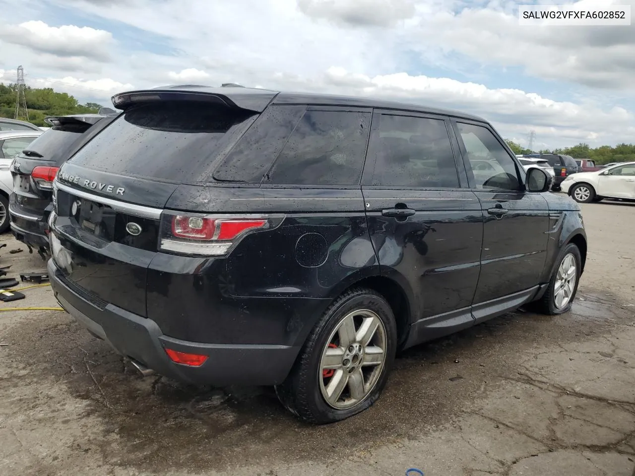 SALWG2VFXFA602852 2015 Land Rover Range Rover Sport Se