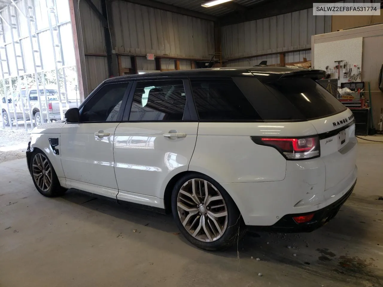 2015 Land Rover Range Rover Sport Svr VIN: SALWZ2EF8FA531774 Lot: 68789134