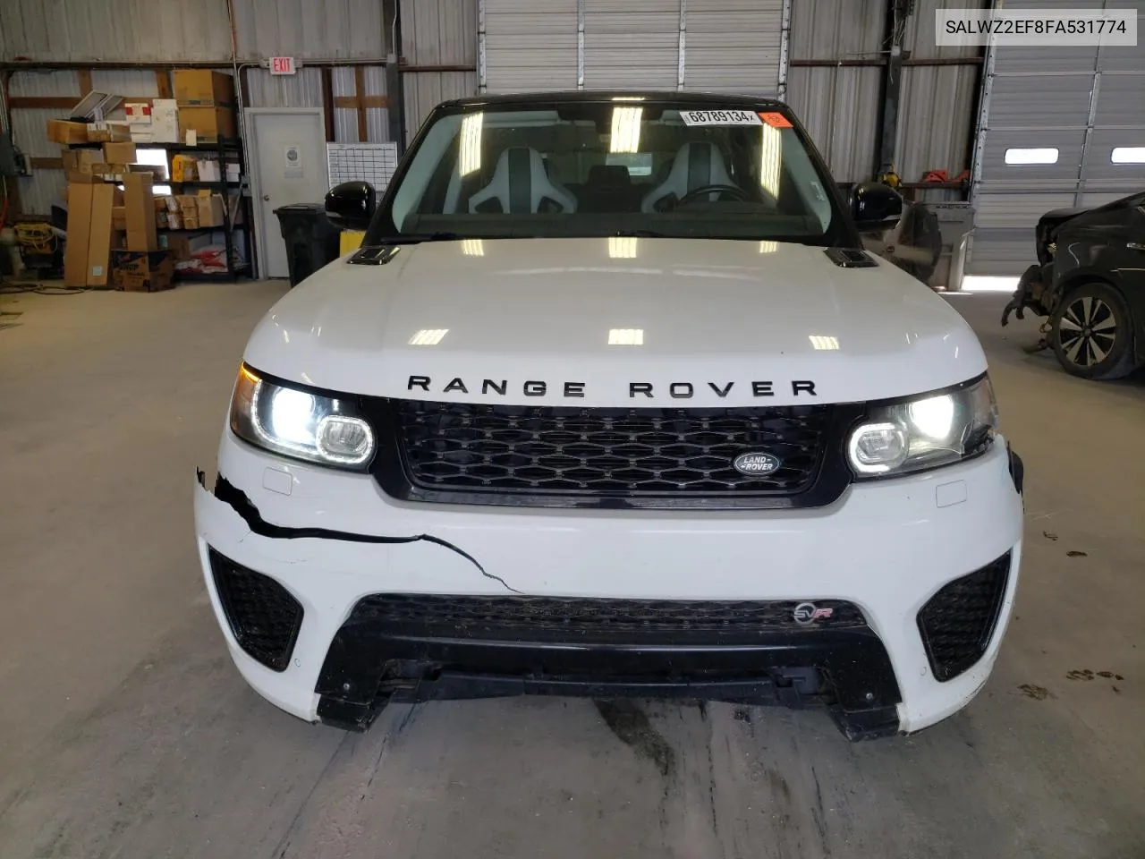 2015 Land Rover Range Rover Sport Svr VIN: SALWZ2EF8FA531774 Lot: 68789134