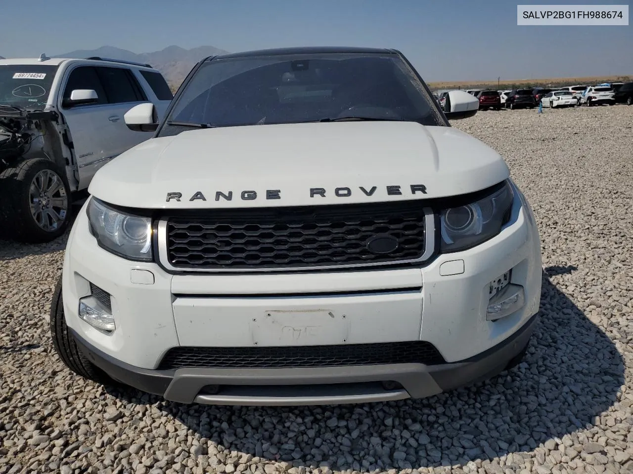 2015 Land Rover Range Rover Evoque Pure Plus VIN: SALVP2BG1FH988674 Lot: 69798134