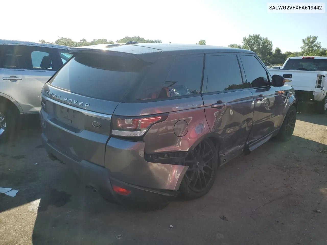 2015 Land Rover Range Rover Sport Se VIN: SALWG2VFXFA619442 Lot: 69820944