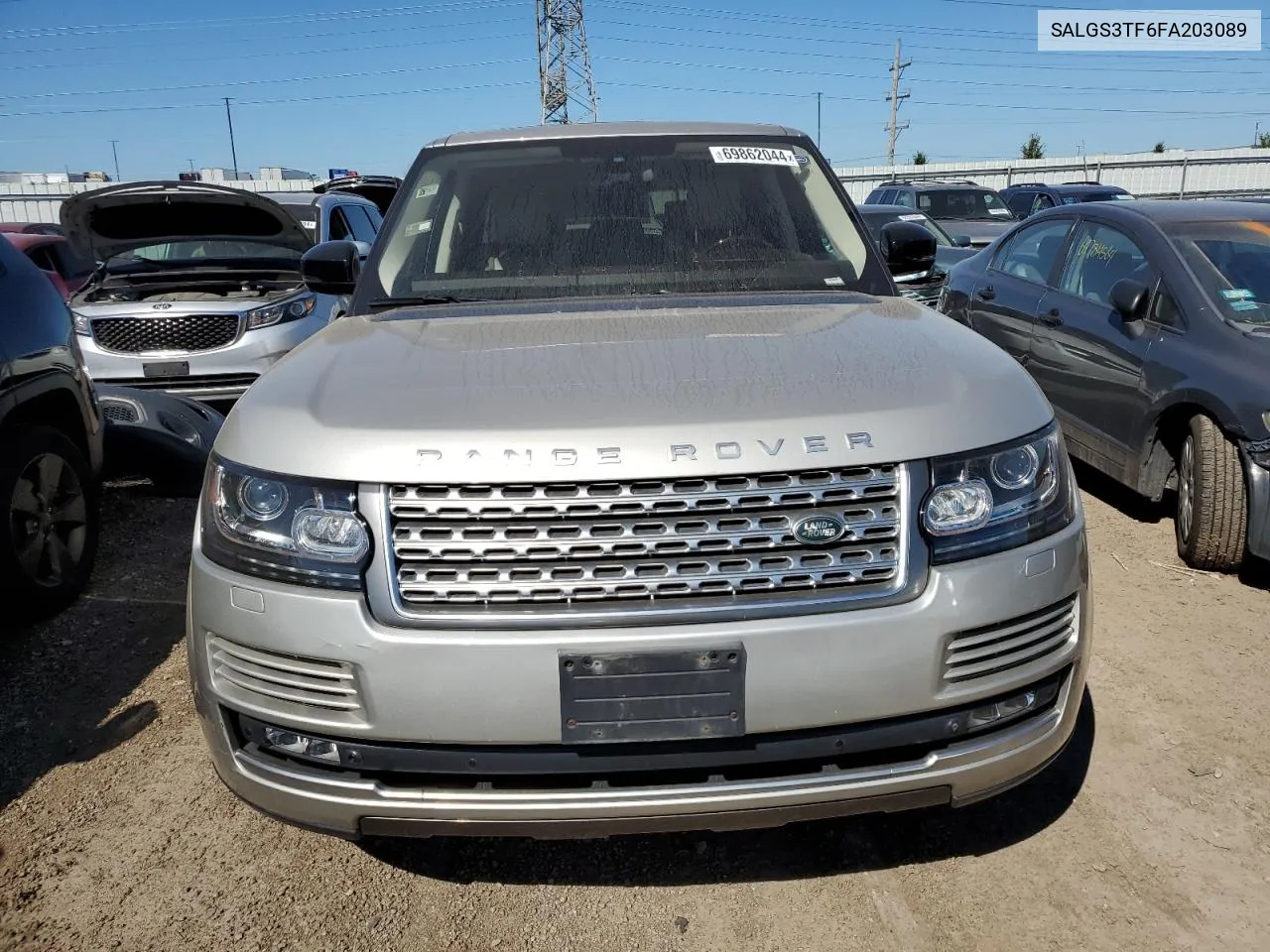 2015 Land Rover Range Rover Supercharged VIN: SALGS3TF6FA203089 Lot: 69862044