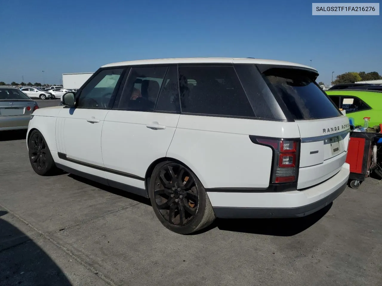 2015 Land Rover Range Rover Supercharged VIN: SALGS2TF1FA216276 Lot: 70136574