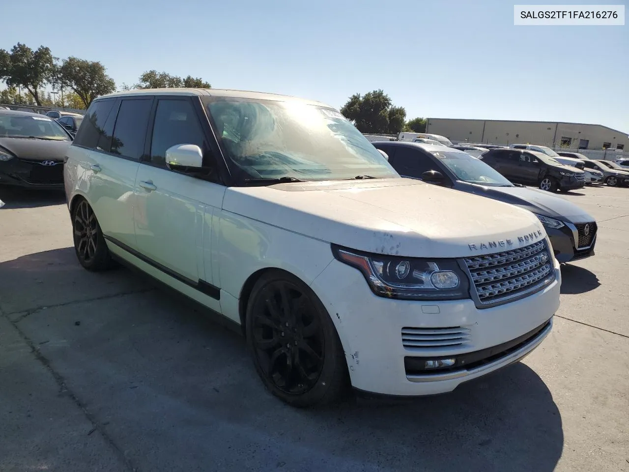 2015 Land Rover Range Rover Supercharged VIN: SALGS2TF1FA216276 Lot: 70136574