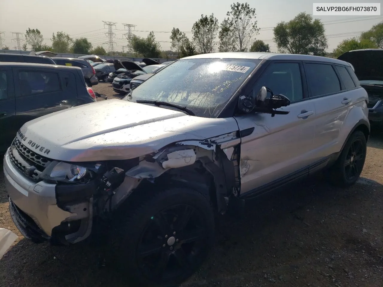 SALVP2BG6FH073870 2015 Land Rover Range Rover Evoque Pure Plus