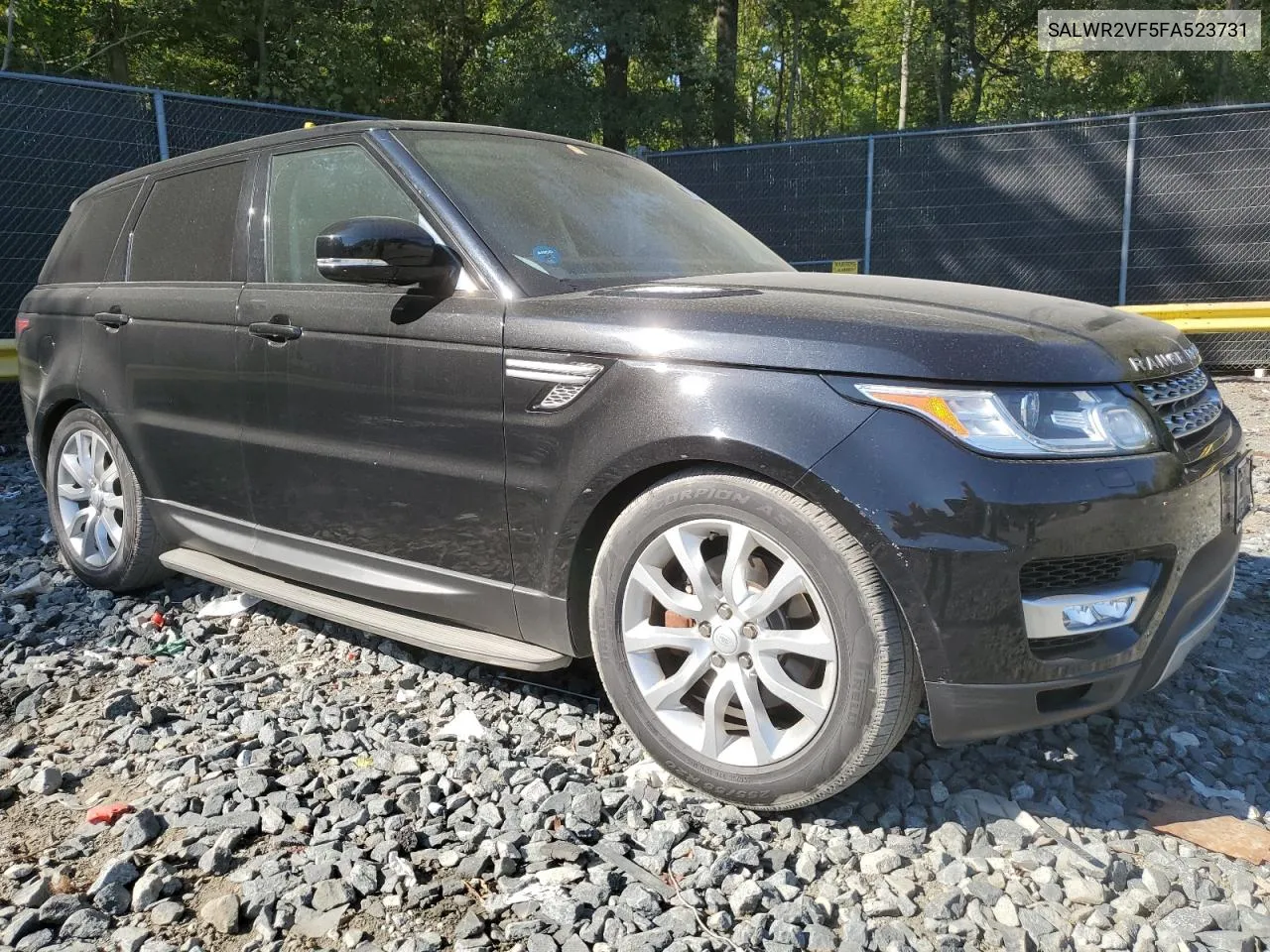 2015 Land Rover Range Rover Sport Hse VIN: SALWR2VF5FA523731 Lot: 71270344