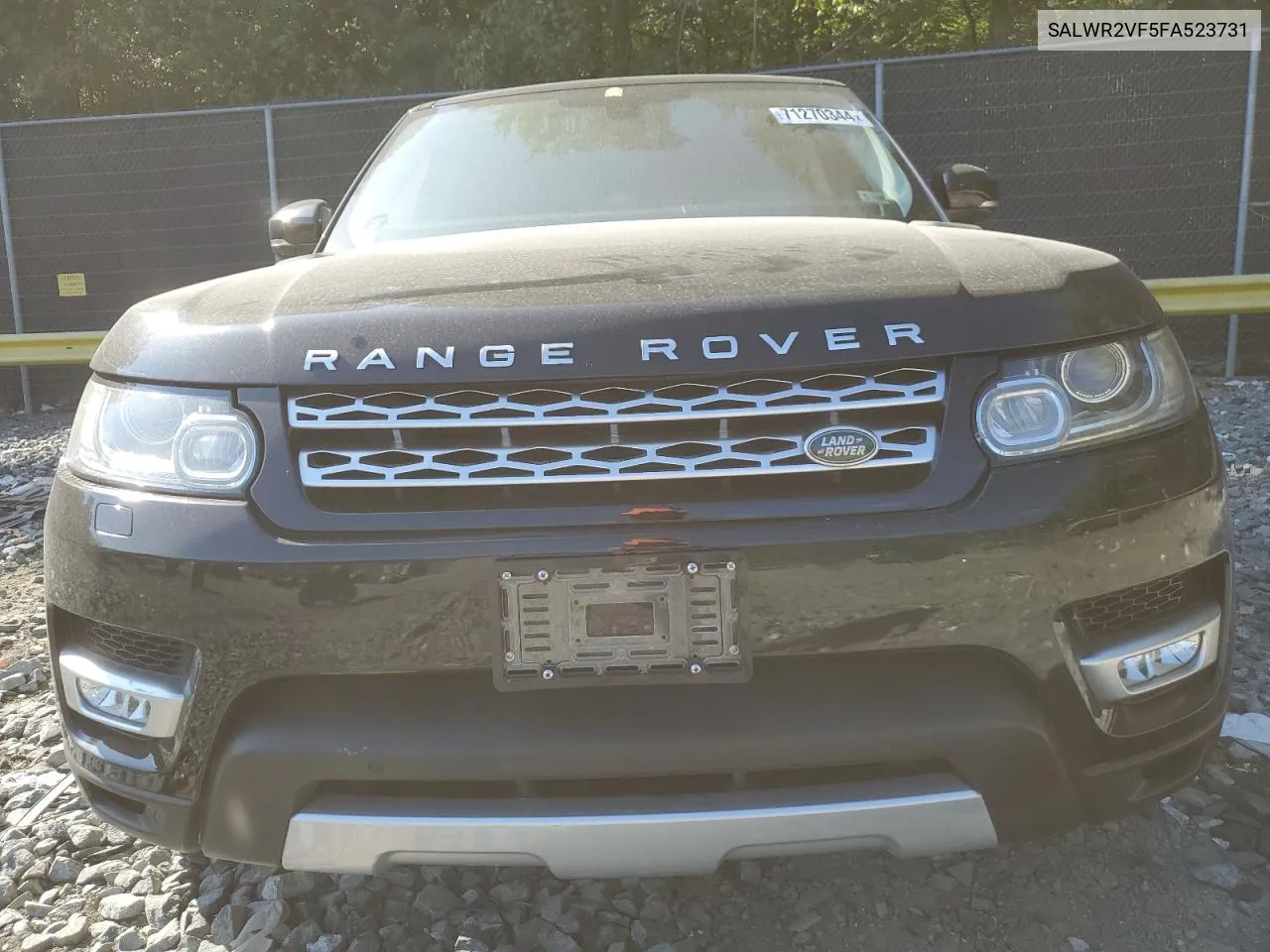 2015 Land Rover Range Rover Sport Hse VIN: SALWR2VF5FA523731 Lot: 71270344