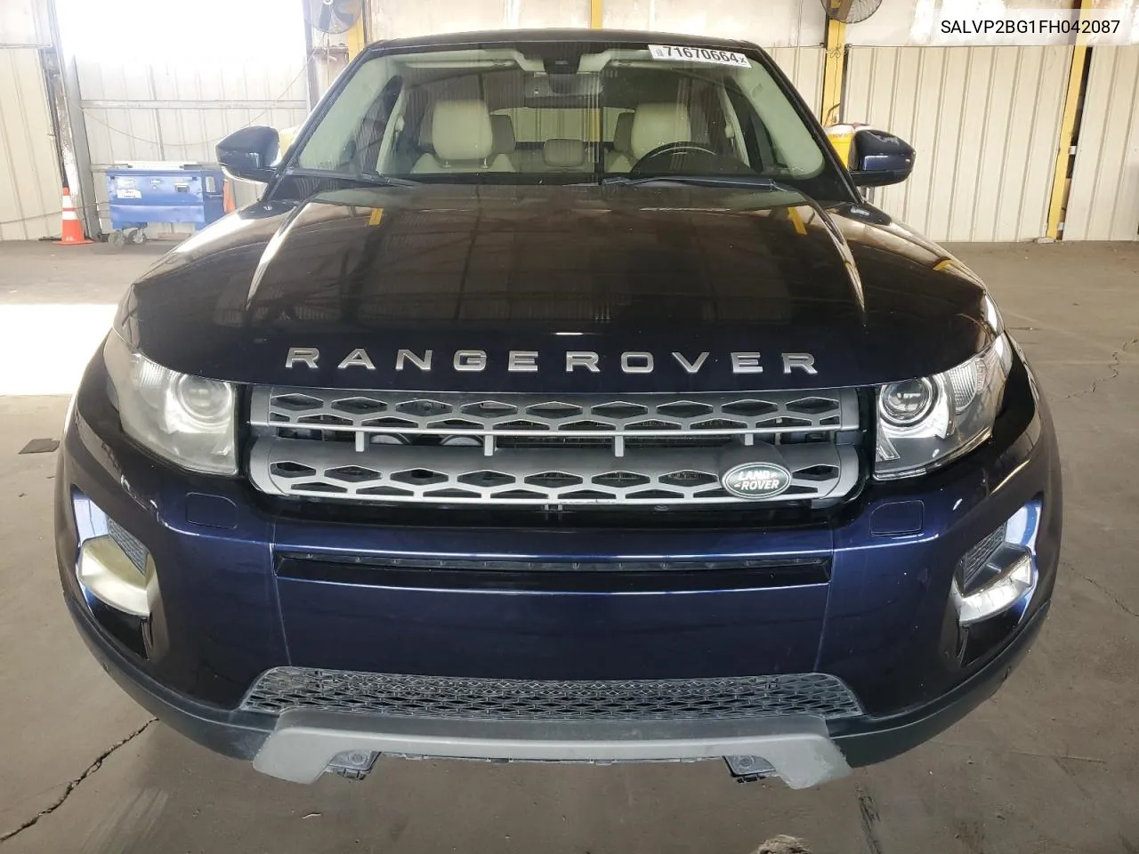 2015 Land Rover Range Rover Evoque Pure Plus VIN: SALVP2BG1FH042087 Lot: 71670664