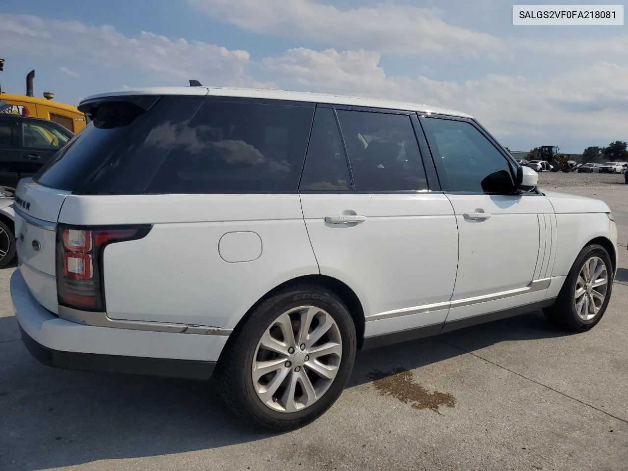 2015 Land Rover Range Rover Hse VIN: SALGS2VF0FA218081 Lot: 71965894