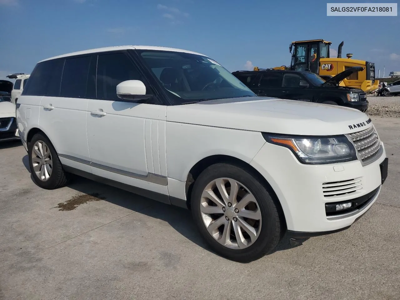 2015 Land Rover Range Rover Hse VIN: SALGS2VF0FA218081 Lot: 71965894