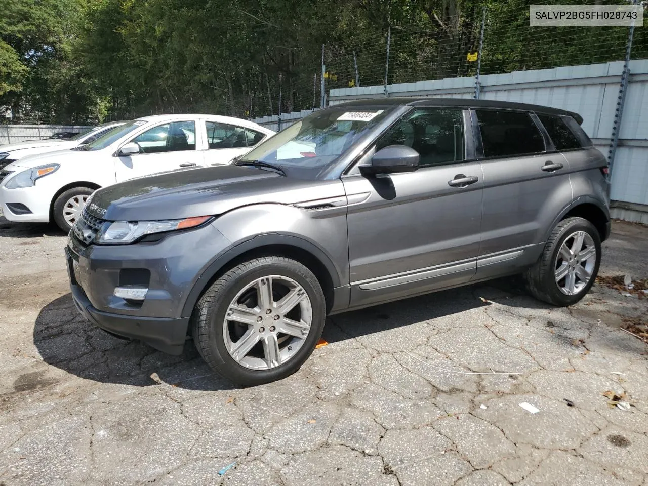 2015 Land Rover Range Rover Evoque Pure Plus VIN: SALVP2BG5FH028743 Lot: 71986404