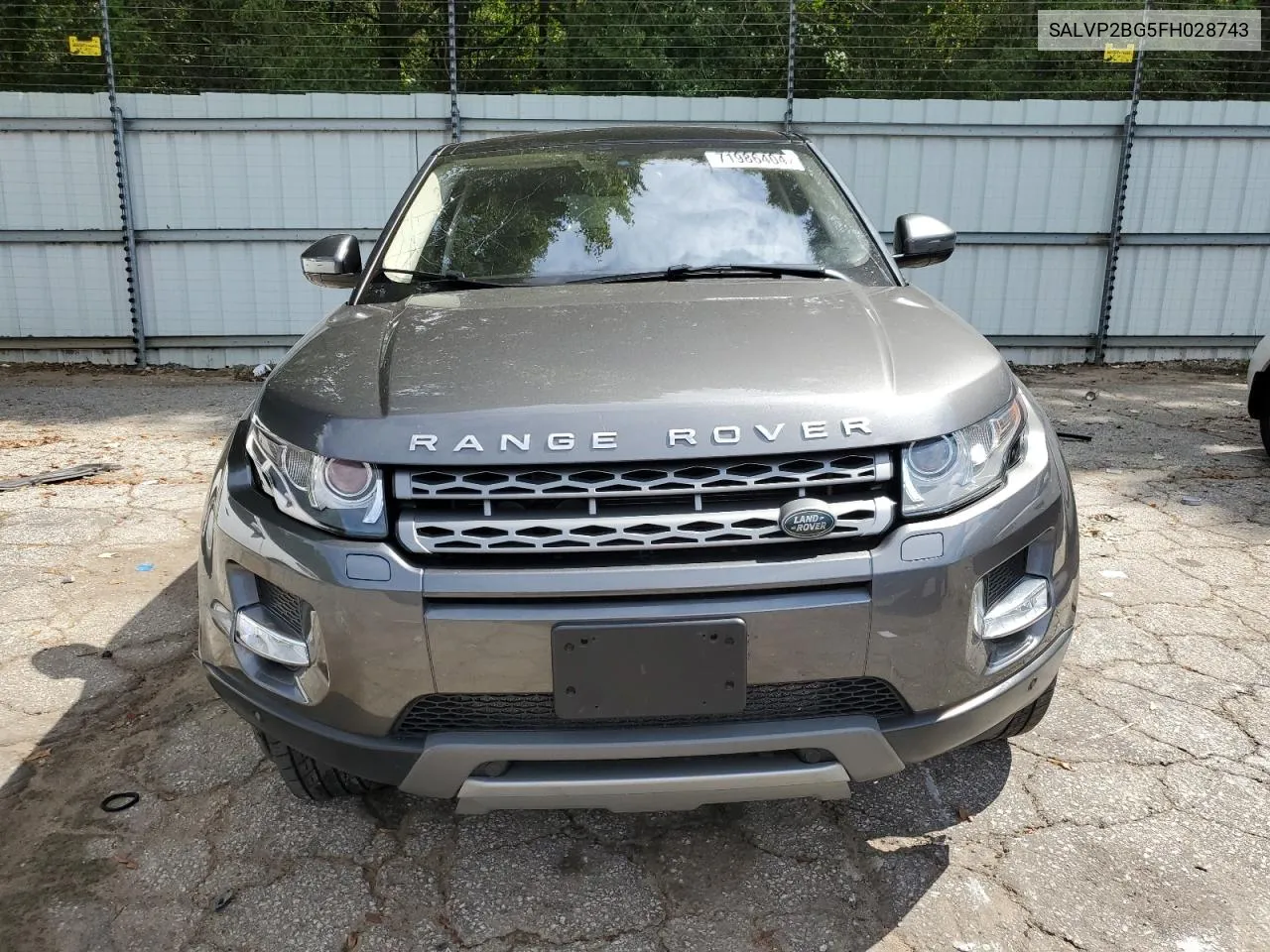 SALVP2BG5FH028743 2015 Land Rover Range Rover Evoque Pure Plus