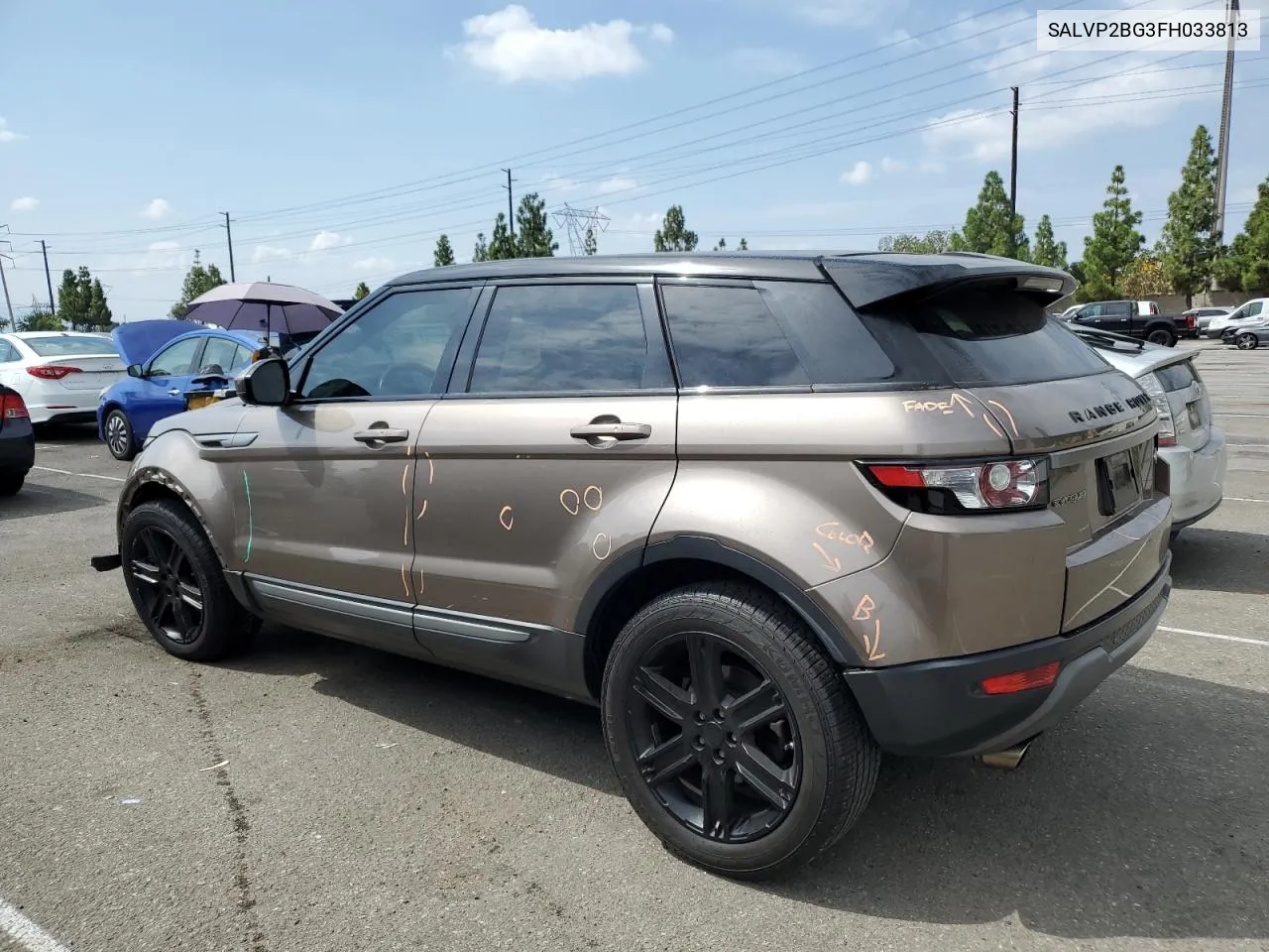 2015 Land Rover Range Rover Evoque Pure Plus VIN: SALVP2BG3FH033813 Lot: 72228654