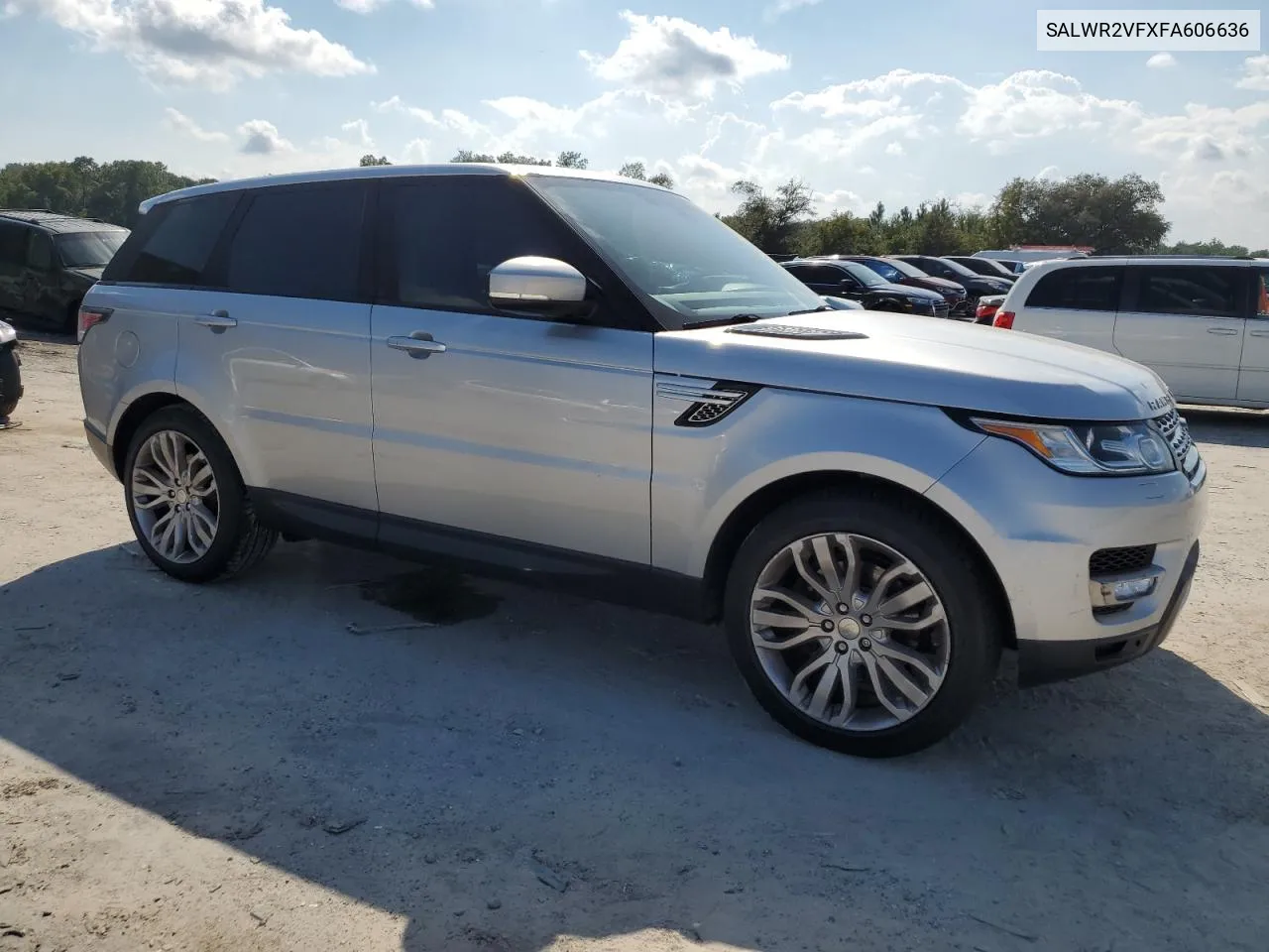 2015 Land Rover Range Rover Sport Hse VIN: SALWR2VFXFA606636 Lot: 72536934