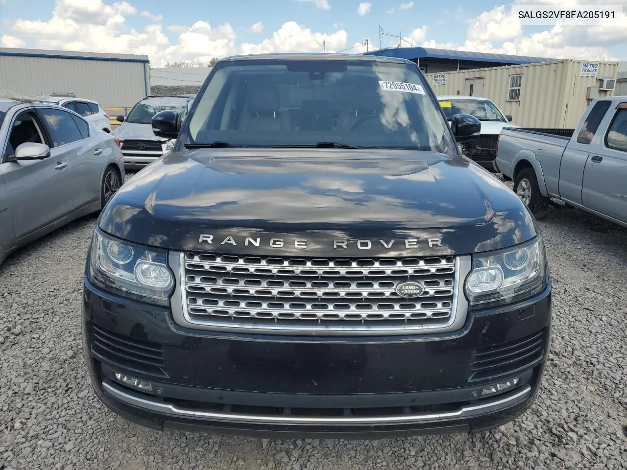 SALGS2VF8FA205191 2015 Land Rover Range Rover Hse