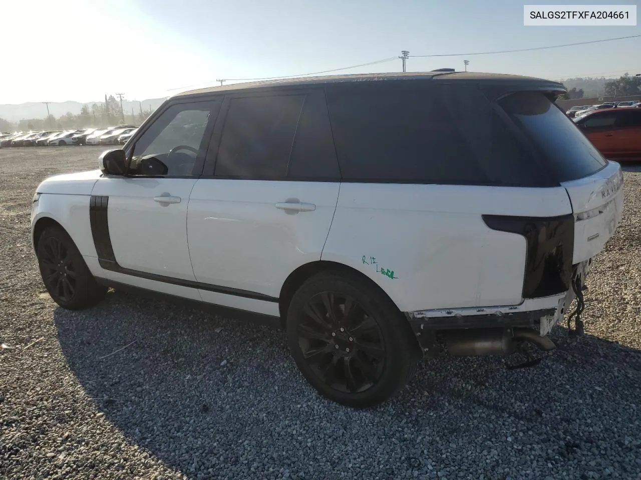 2015 Land Rover Range Rover Supercharged VIN: SALGS2TFXFA204661 Lot: 72960964