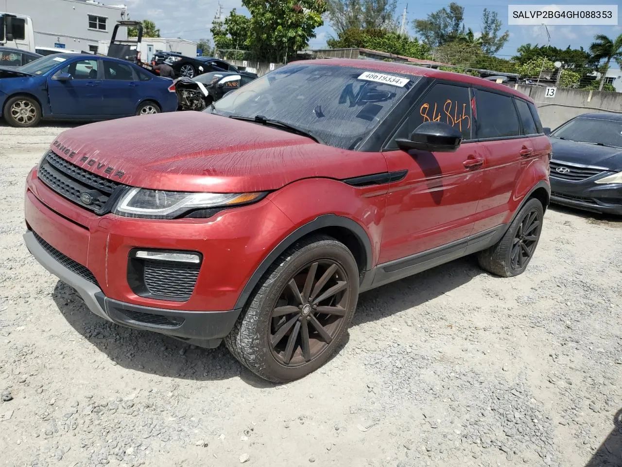 SALVP2BG4GH088353 2016 Land Rover Range Rover Evoque Se