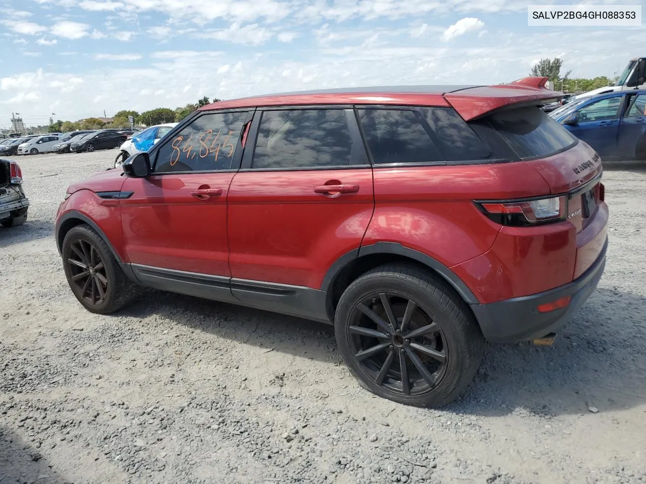 SALVP2BG4GH088353 2016 Land Rover Range Rover Evoque Se