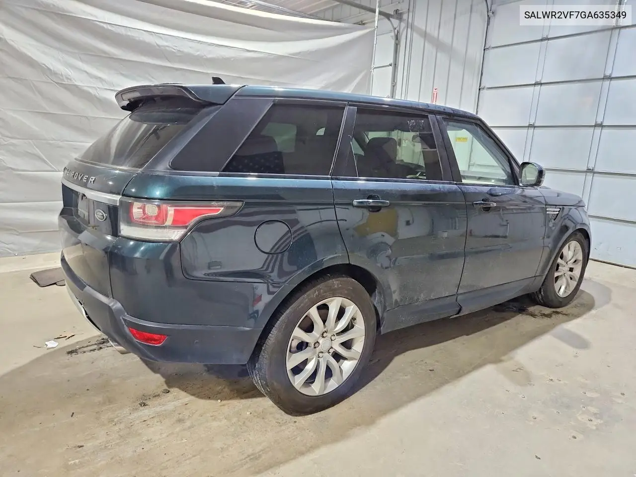 SALWR2VF7GA635349 2016 Land Rover Range Rover Sport Hse