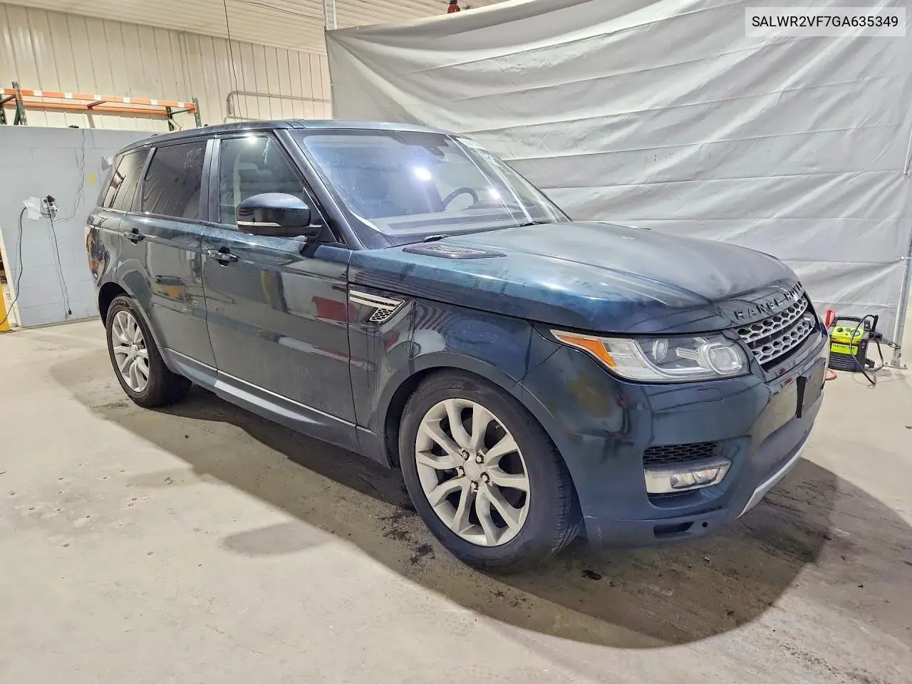 SALWR2VF7GA635349 2016 Land Rover Range Rover Sport Hse