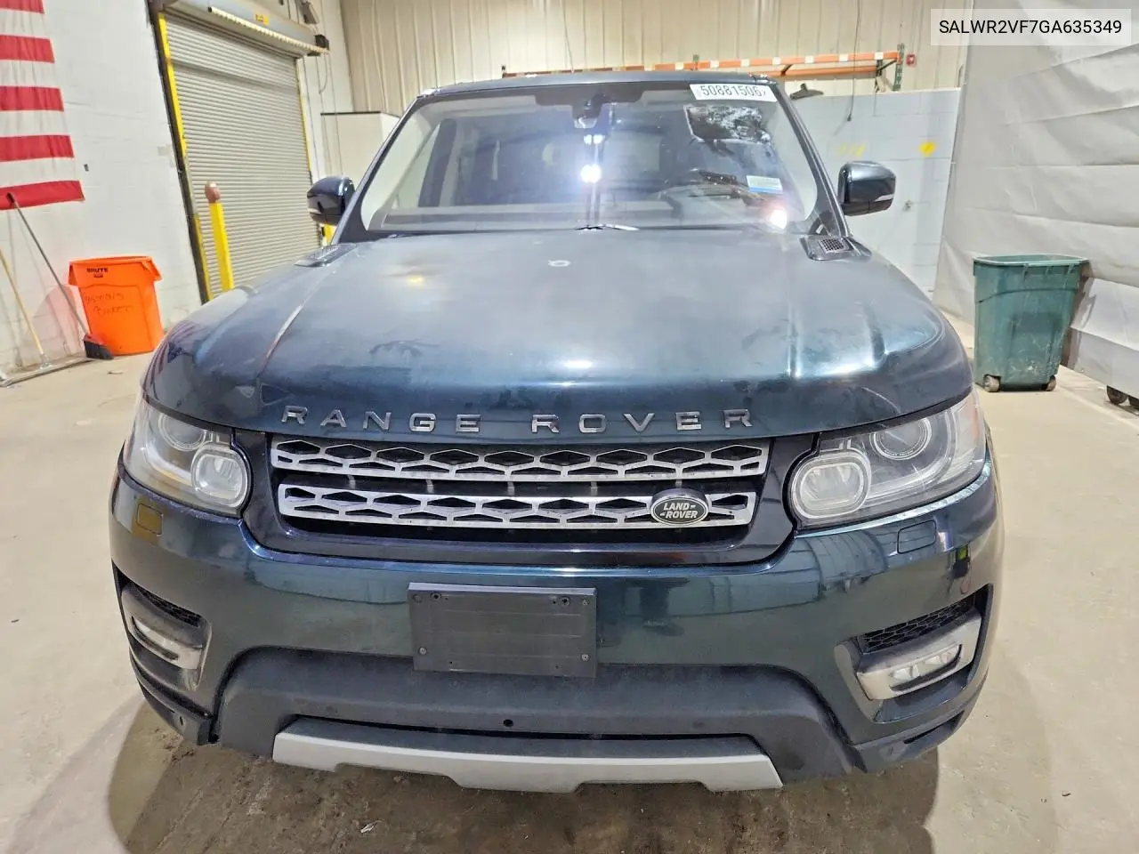 SALWR2VF7GA635349 2016 Land Rover Range Rover Sport Hse