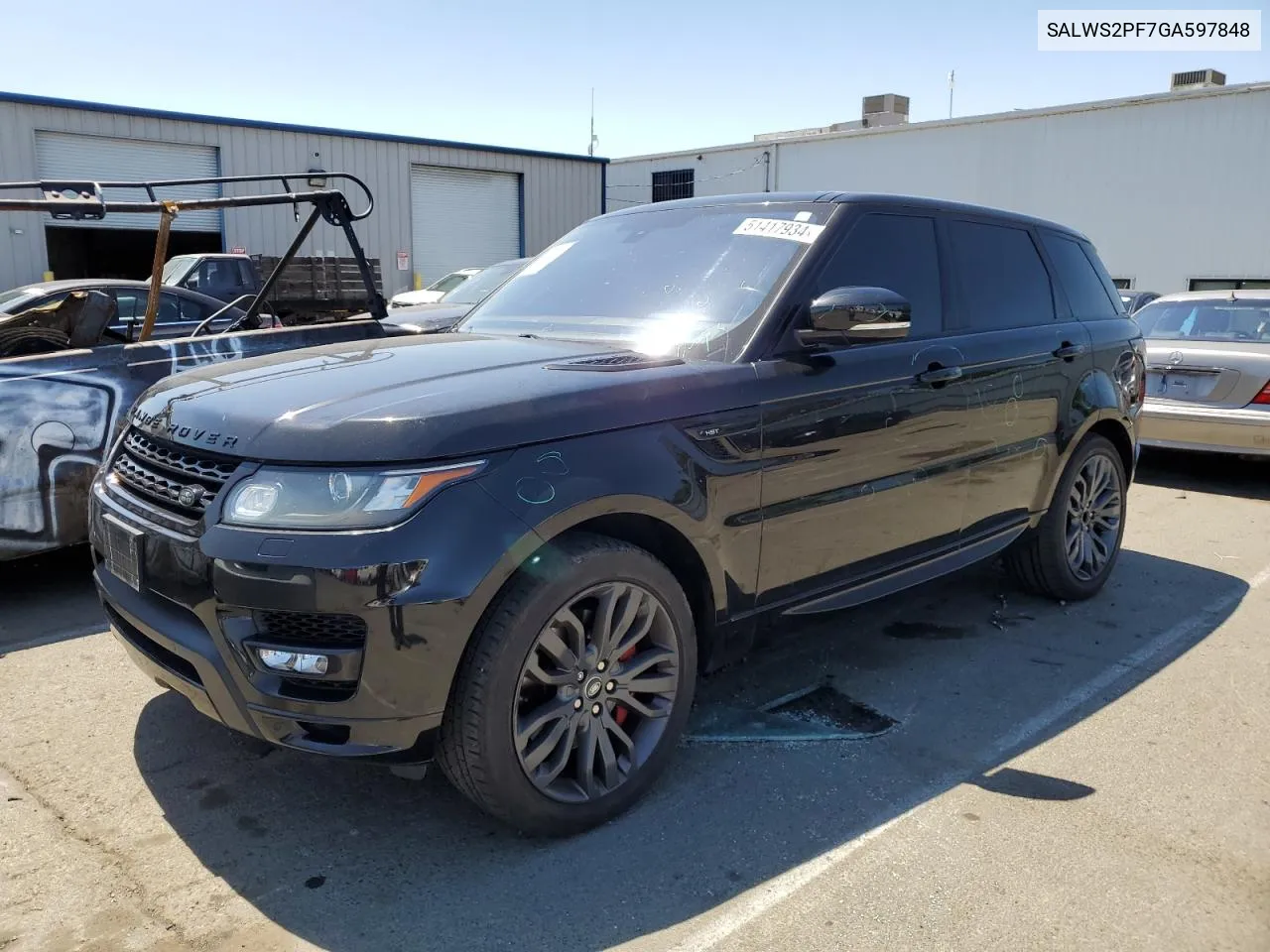 SALWS2PF7GA597848 2016 Land Rover Range Rover Sport Hst