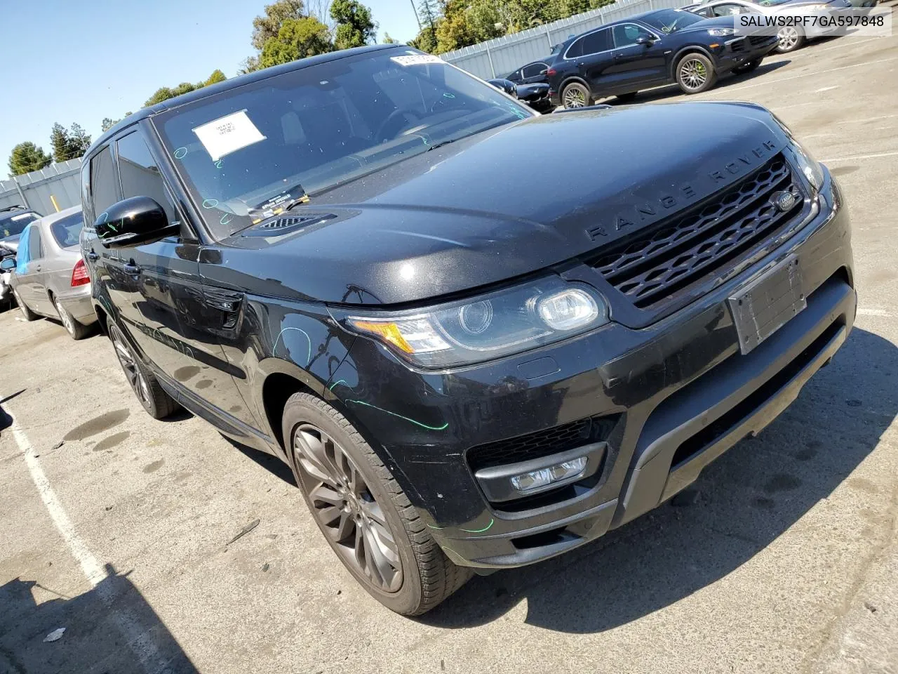 SALWS2PF7GA597848 2016 Land Rover Range Rover Sport Hst