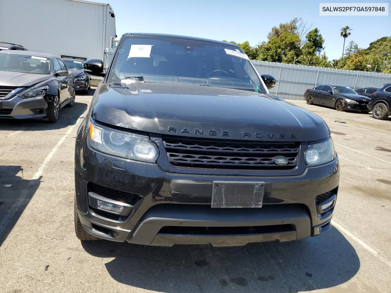 SALWS2PF7GA597848 2016 Land Rover Range Rover Sport Hst