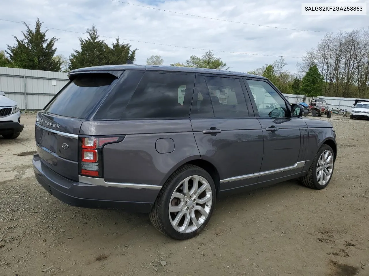 2016 Land Rover Range Rover Hse VIN: SALGS2KF2GA258863 Lot: 52492984