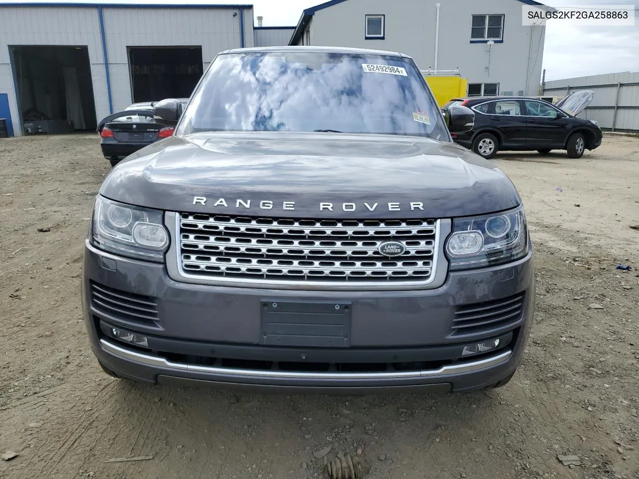 2016 Land Rover Range Rover Hse VIN: SALGS2KF2GA258863 Lot: 52492984