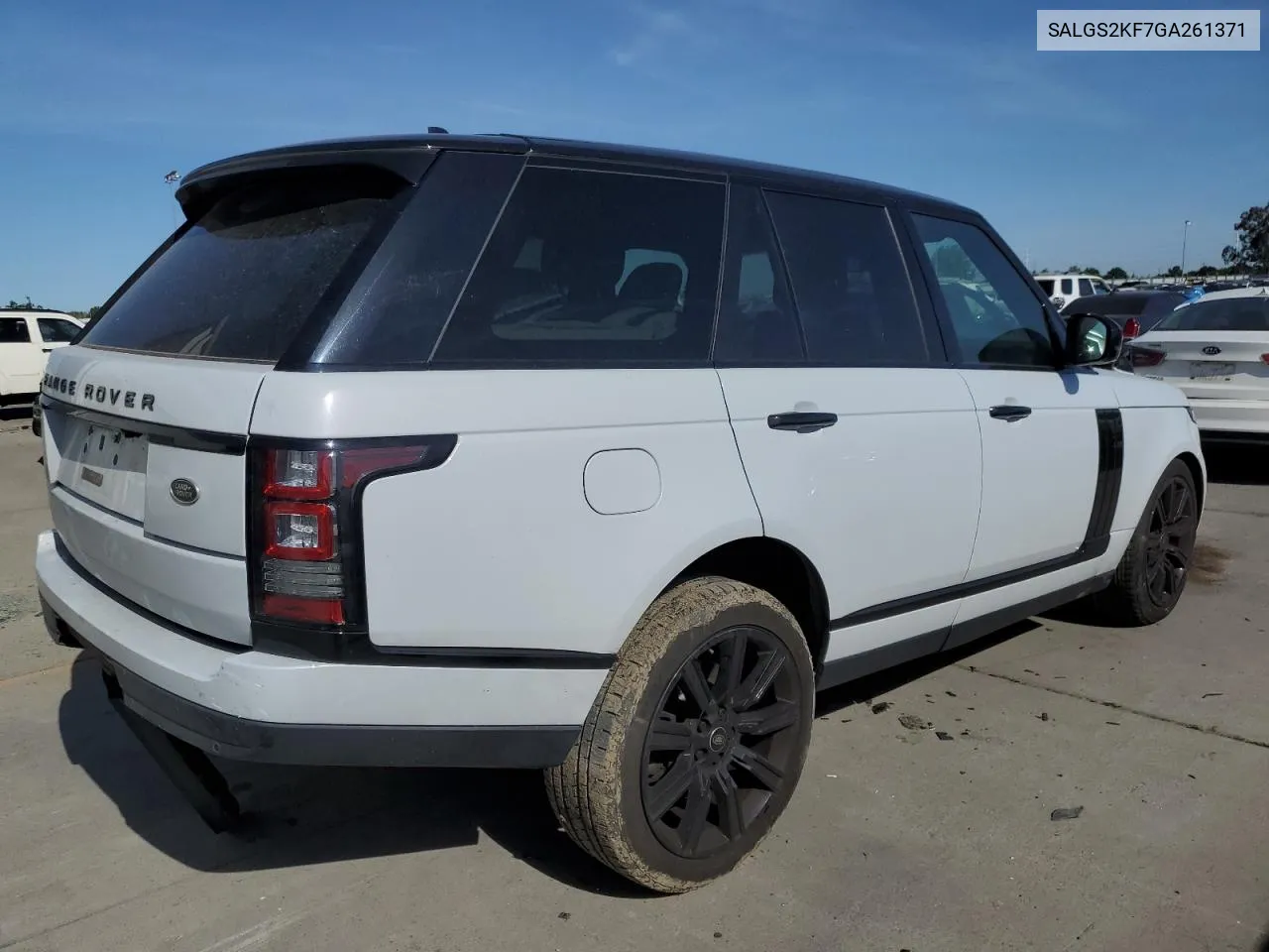 2016 Land Rover Range Rover Hse VIN: SALGS2KF7GA261371 Lot: 52854324