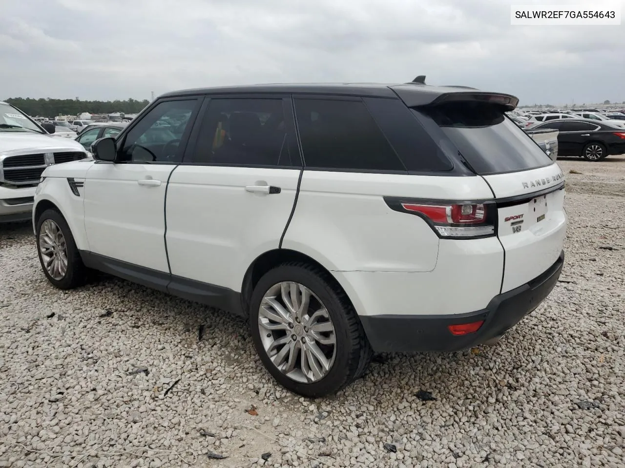 2016 Land Rover Range Rover Sport Sc VIN: SALWR2EF7GA554643 Lot: 52932234