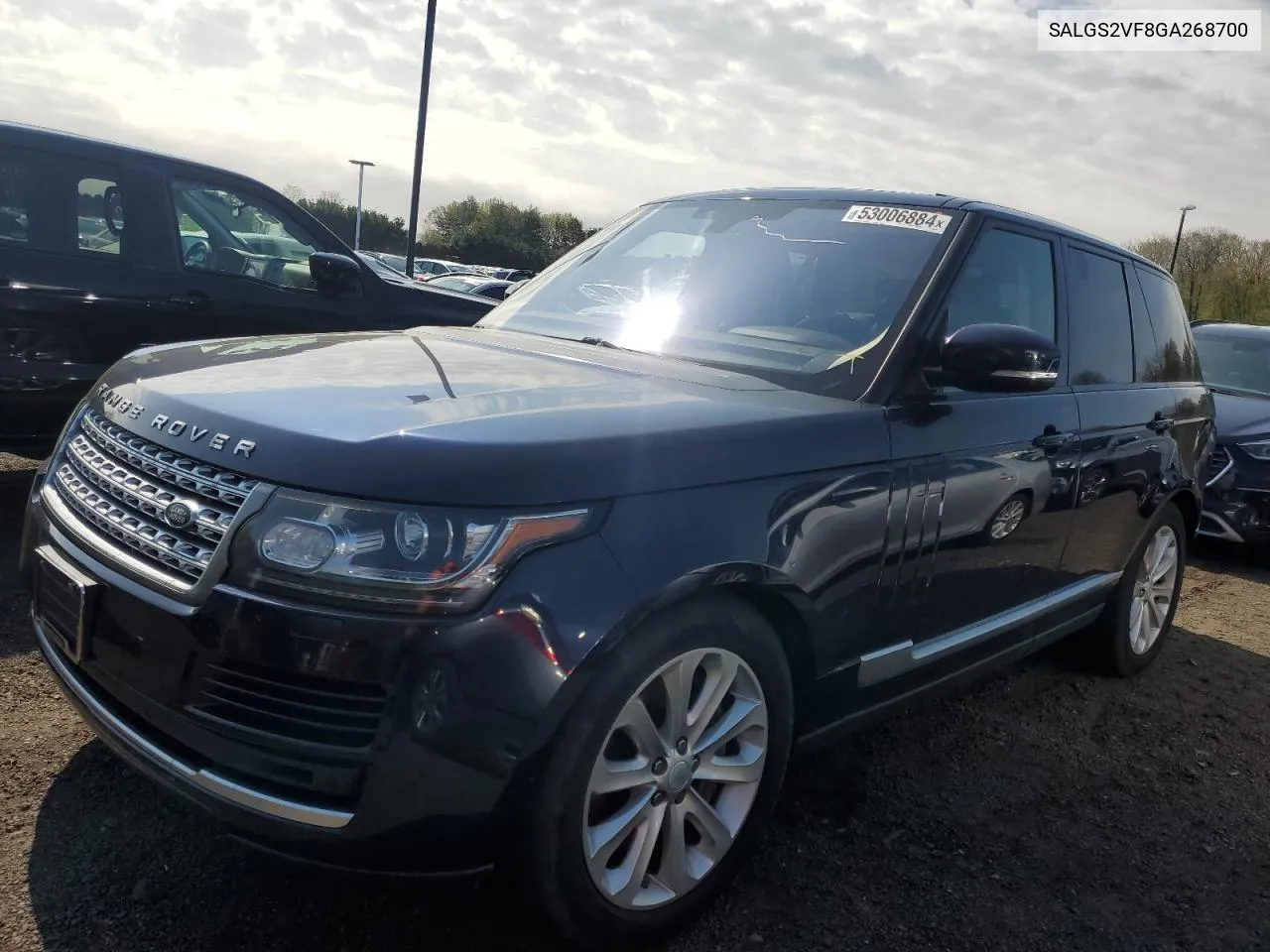 SALGS2VF8GA268700 2016 Land Rover Range Rover Hse