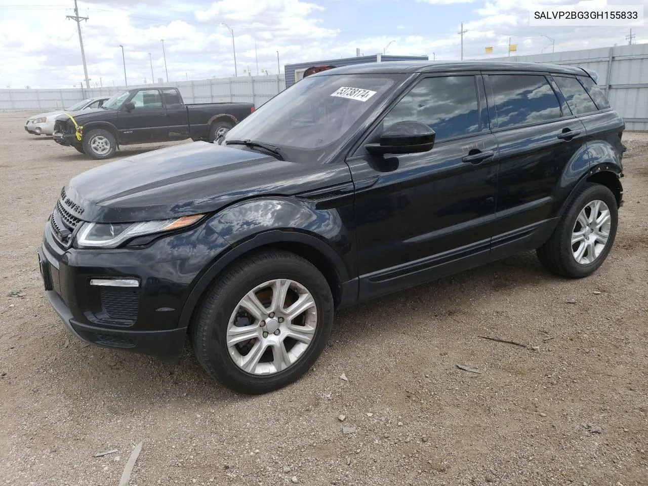 2016 Land Rover Range Rover Evoque Se VIN: SALVP2BG3GH155833 Lot: 53738174