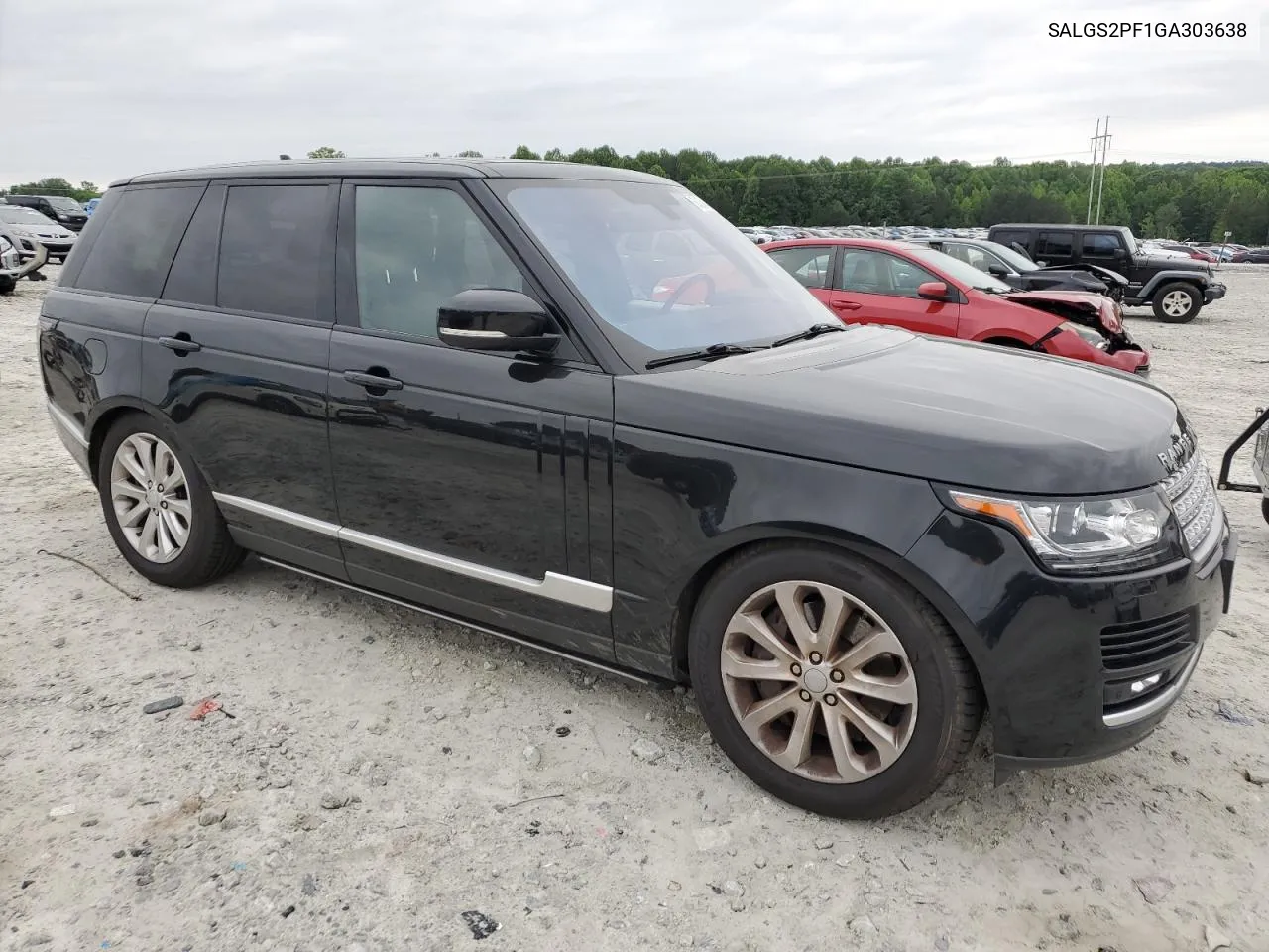 2016 Land Rover Range Rover Hse VIN: SALGS2PF1GA303638 Lot: 54234684