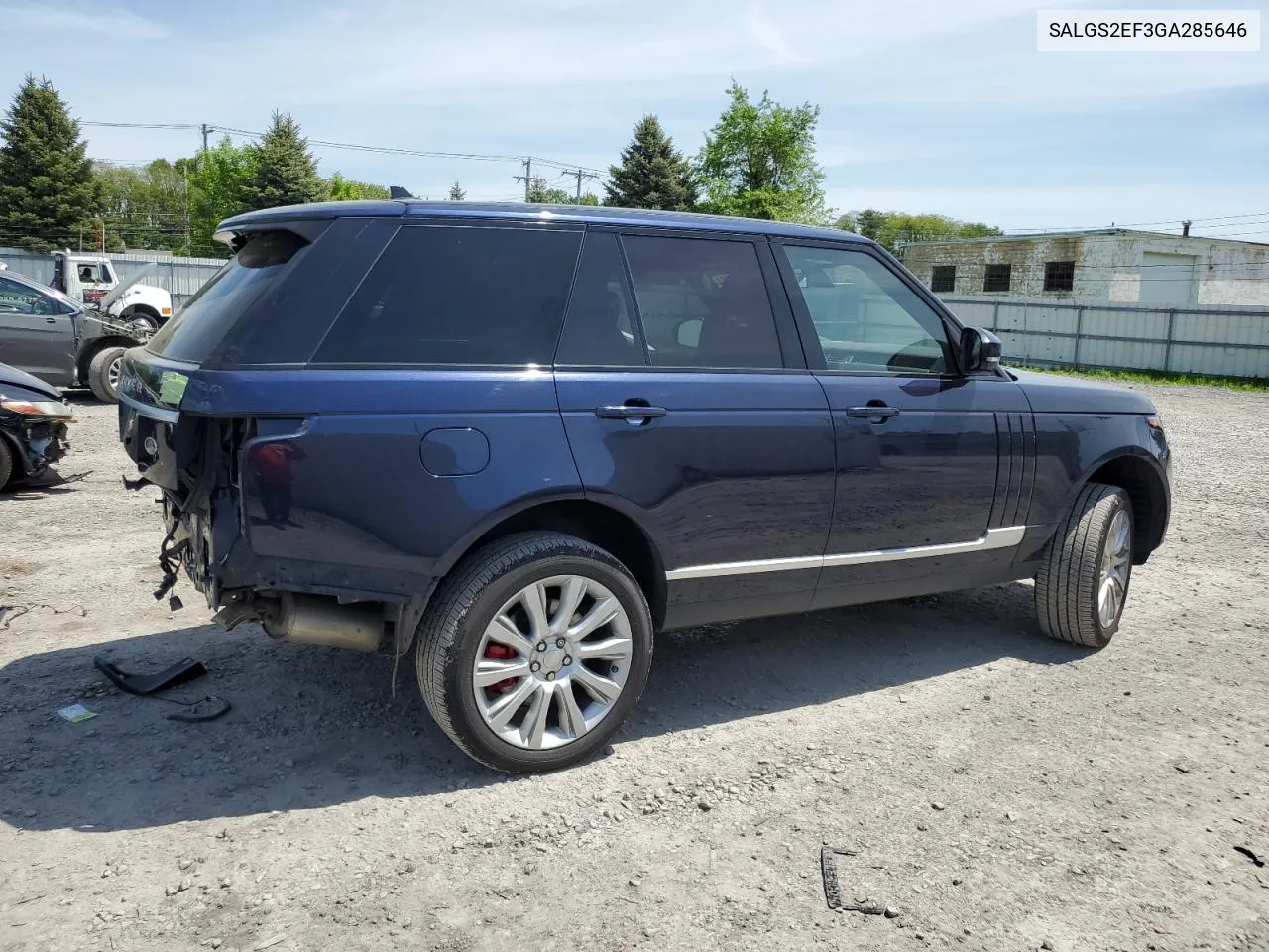 2016 Land Rover Range Rover Supercharged VIN: SALGS2EF3GA285646 Lot: 54439284