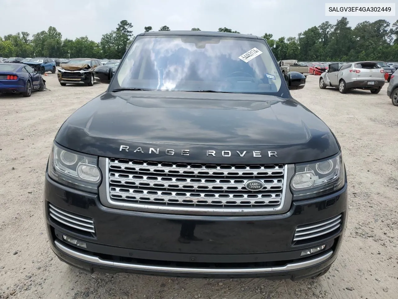 2016 Land Rover Range Rover Autobiography VIN: SALGV3EF4GA302449 Lot: 54463174