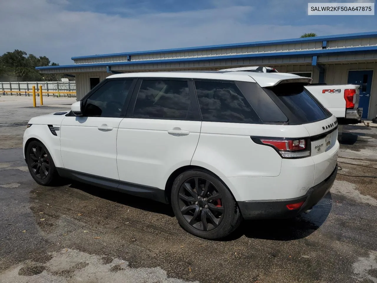 2016 Land Rover Range Rover Sport Hse VIN: SALWR2KF5GA647875 Lot: 54696034