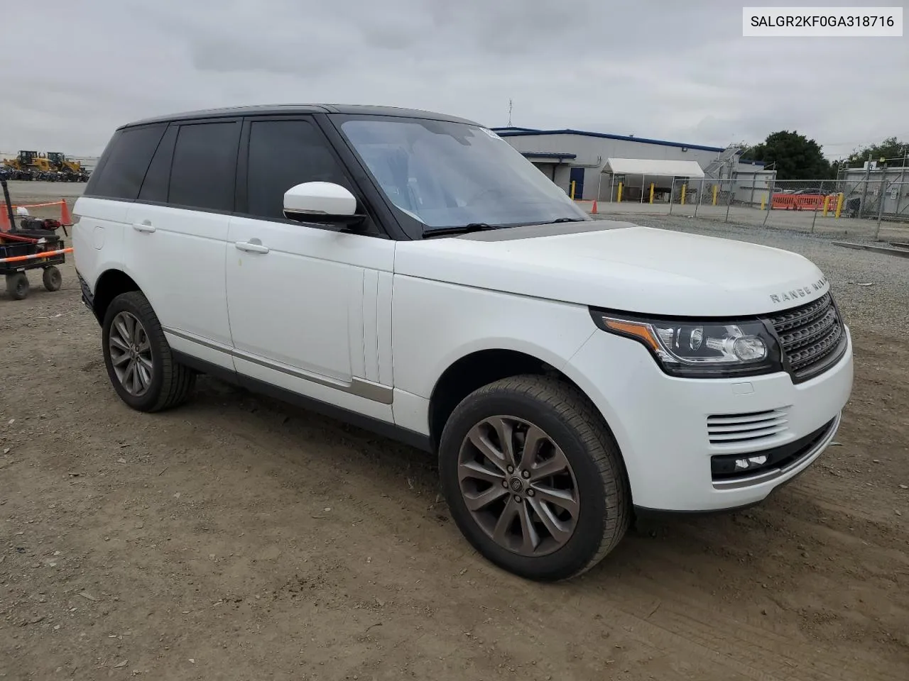 2016 Land Rover Range Rover VIN: SALGR2KF0GA318716 Lot: 55032114