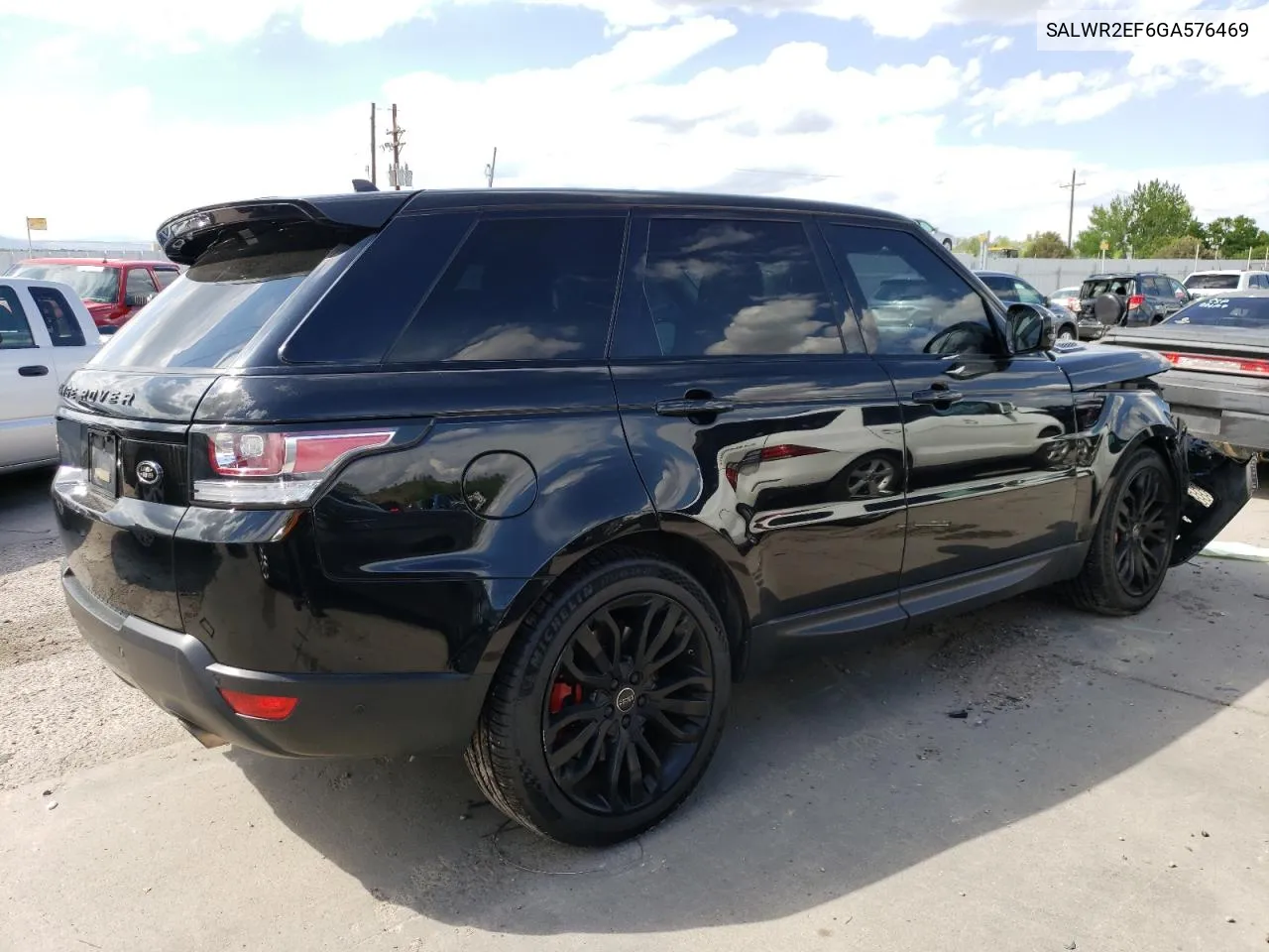 2016 Land Rover Range Rover Sport Sc VIN: SALWR2EF6GA576469 Lot: 55221394