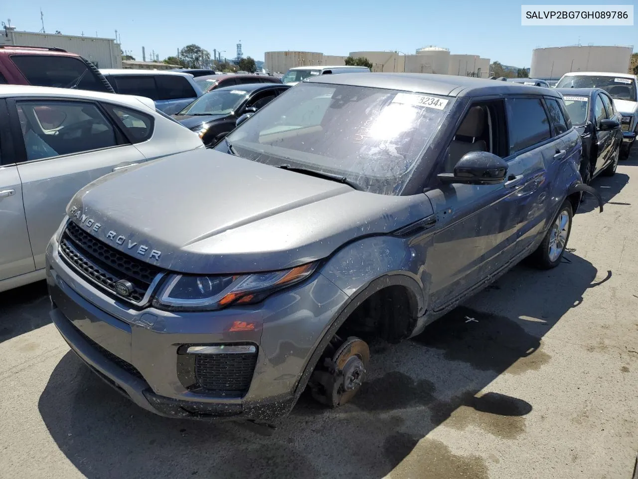 2016 Land Rover Range Rover Evoque Se VIN: SALVP2BG7GH089786 Lot: 55258234