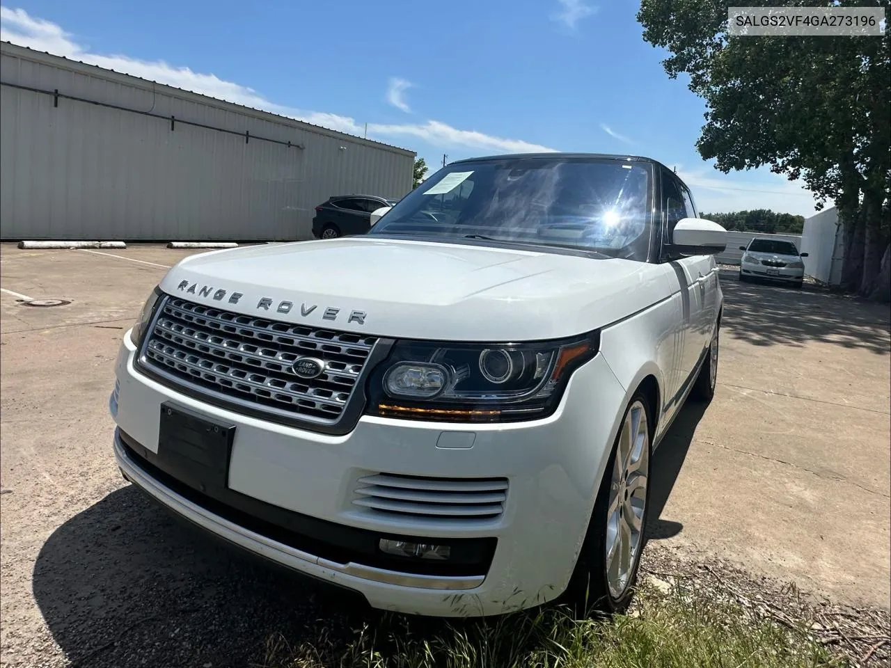 2016 Land Rover Range Rover Hse VIN: SALGS2VF4GA273196 Lot: 55447624