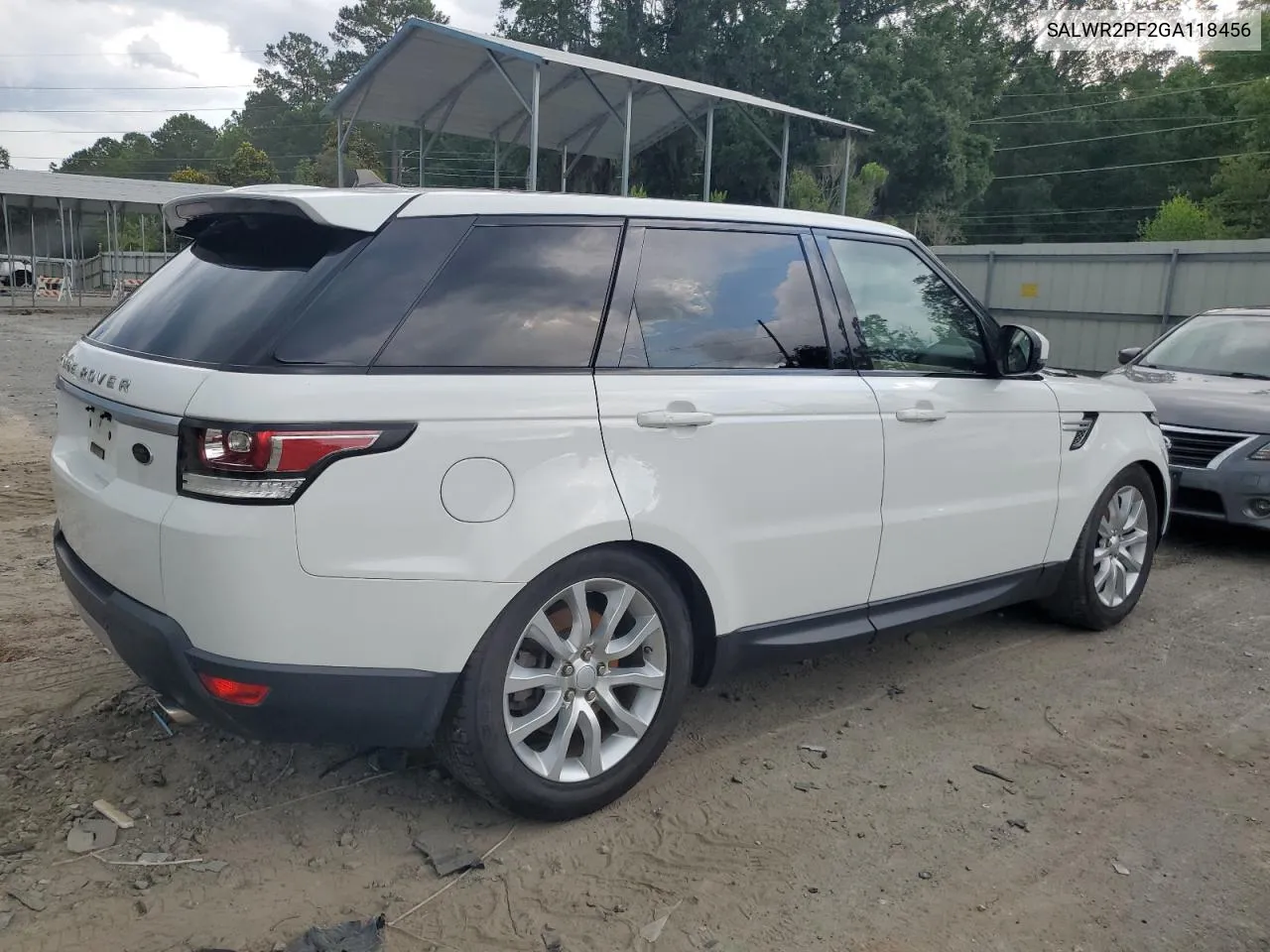 SALWR2PF2GA118456 2016 Land Rover Range Rover Sport Hse