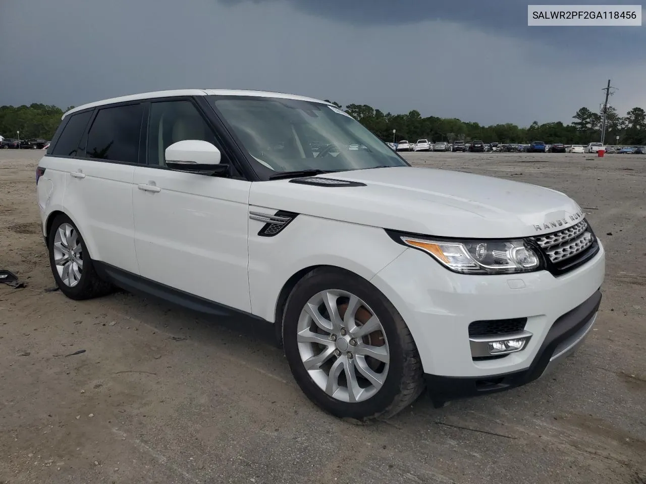 2016 Land Rover Range Rover Sport Hse VIN: SALWR2PF2GA118456 Lot: 55616994