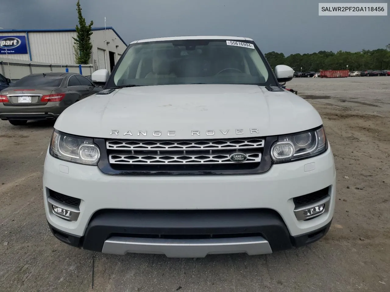 2016 Land Rover Range Rover Sport Hse VIN: SALWR2PF2GA118456 Lot: 55616994