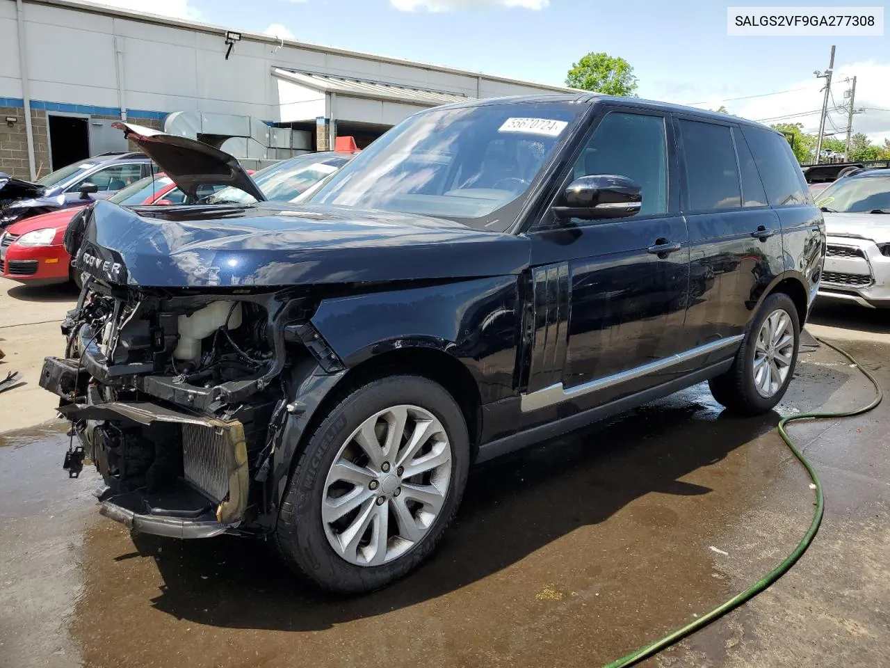 SALGS2VF9GA277308 2016 Land Rover Range Rover Hse