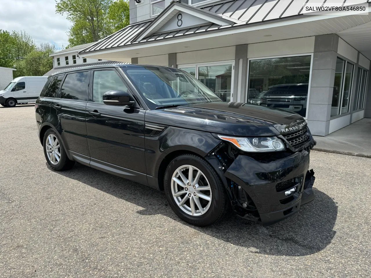 2016 Land Rover Range Rover Sport Se VIN: SALWG2VF8GA546850 Lot: 55880484