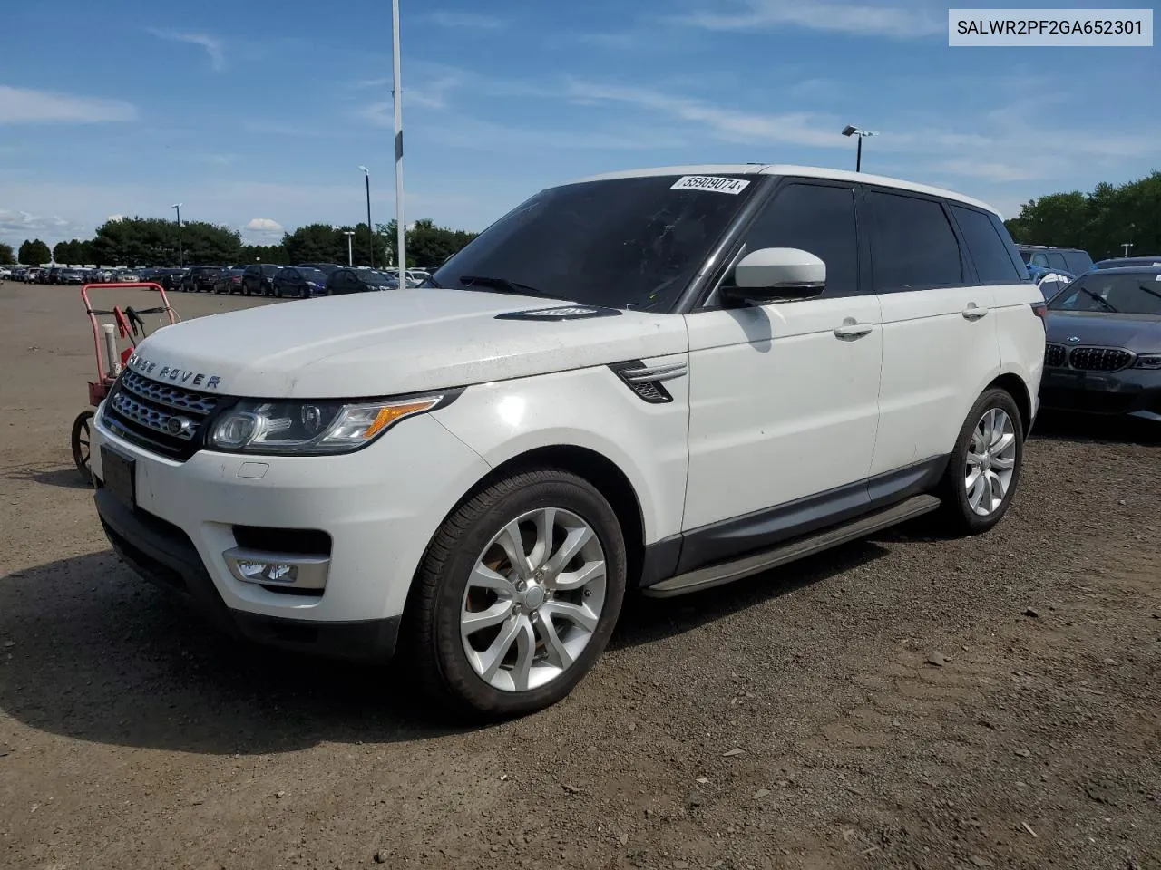 2016 Land Rover Range Rover Sport Hse VIN: SALWR2PF2GA652301 Lot: 55909074